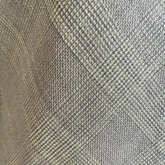 Linda Allard Ellen Tracy NWT Wool‑Linen Blend Green & Cream Plaid Hook‑Front Top - Picture 6 of 10